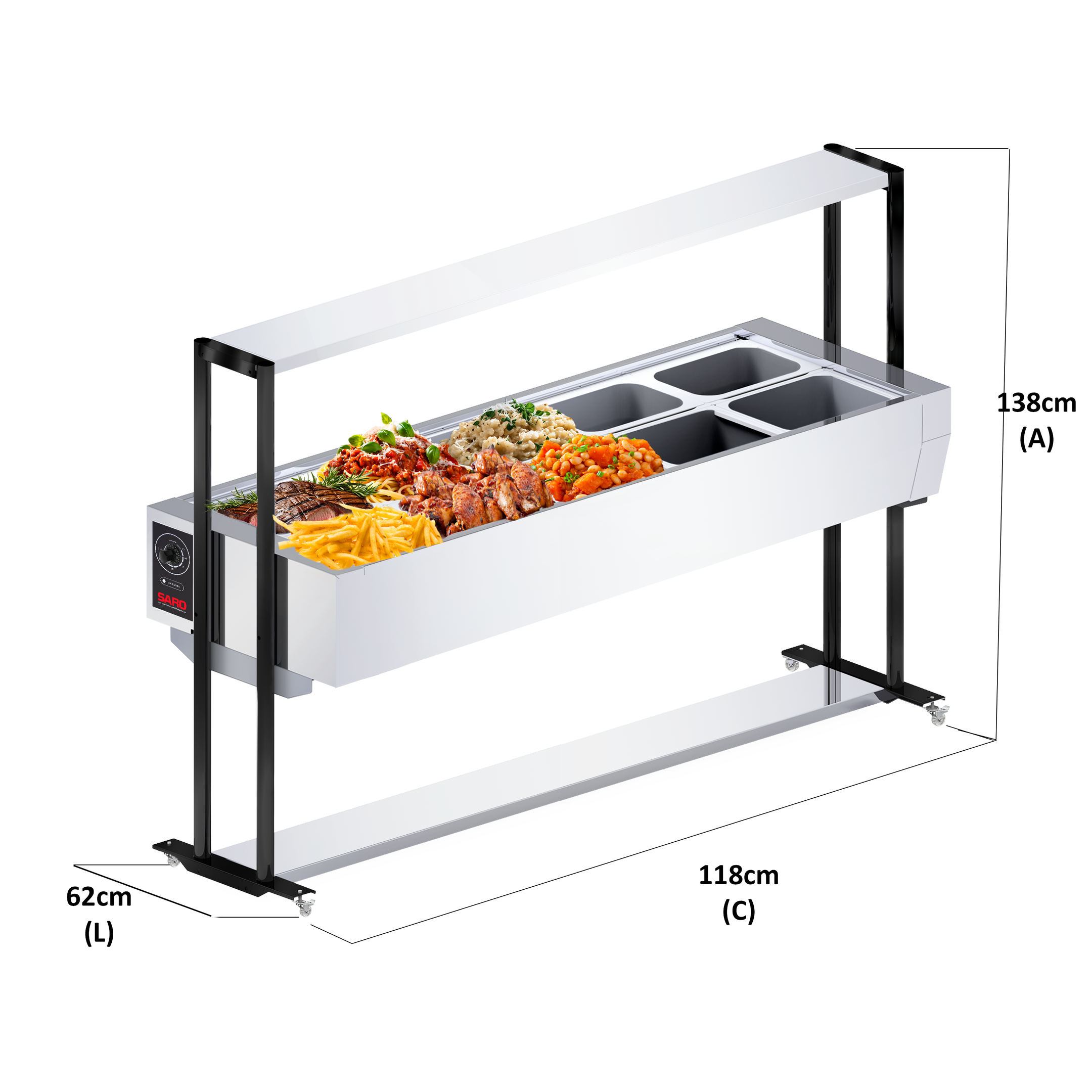 Buffet Térmico Aquecido Inox 10 Cubas com Tampa 127v BF1011 - 3