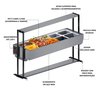 Buffet Térmico Aquecido 10 Cubas com Tampa 127v BF1011 - 2