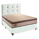 Ver imagem 1 de Cama Box com Colchão Casal D45 Belmont Hellen + Cabeceira Branco