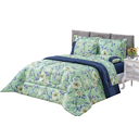 Ver imagem 1 de Kit edredom king 03 peças dupla face 260cm x 240cm deixe sua cama elegante luxo