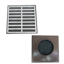 Ver imagem 3 de Ralo Pluvial 20x20 Alumínio Tradicional Coletor Marrom Saída Baixa para Tubo de 100mm