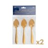 Kit Utensílios de Aço Inox Lovers Ouro 9 Peças Gourmet Mix - 5