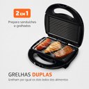 Ver imagem 3 de Sanduicheira Fast Grill e Sandwich 750w 220v S-12 Mondial