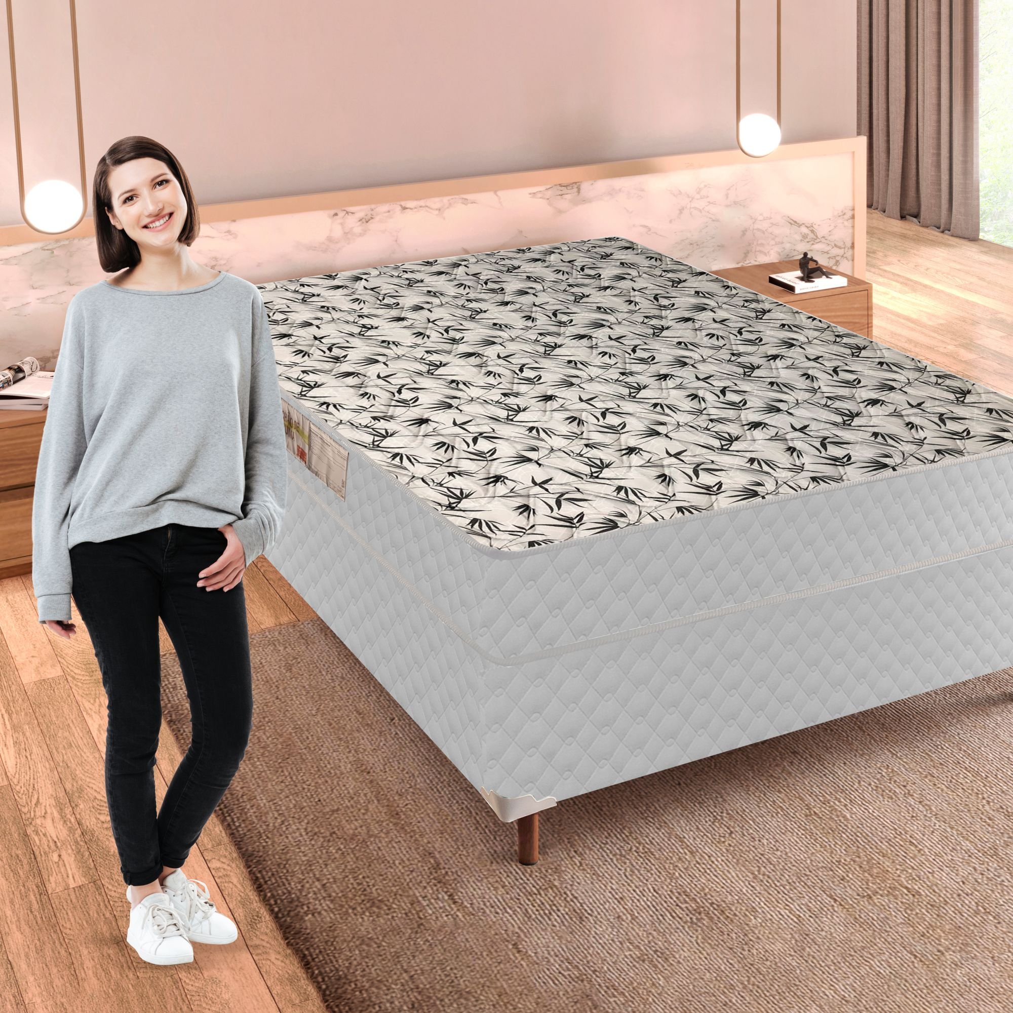 Colchão Queen Duoface Unique Wave D45 17cmx158cmx198cm Paropas By Ecosono - 8