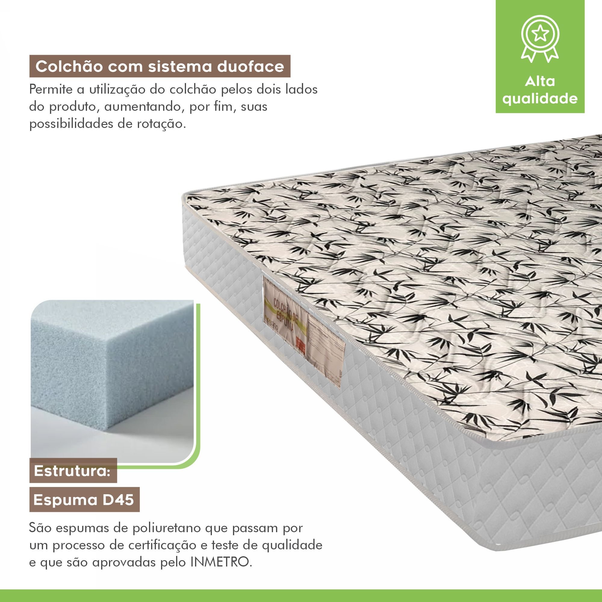 Colchão Queen Duoface Unique Wave D45 17cmx158cmx198cm Paropas By Ecosono - 4