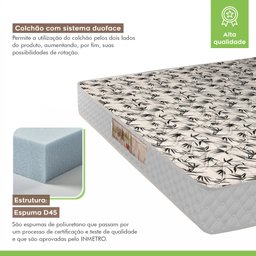 Colchão Queen Duoface Unique Wave D45 25cmx158cmx198cm Paropas By Ecosono - 4