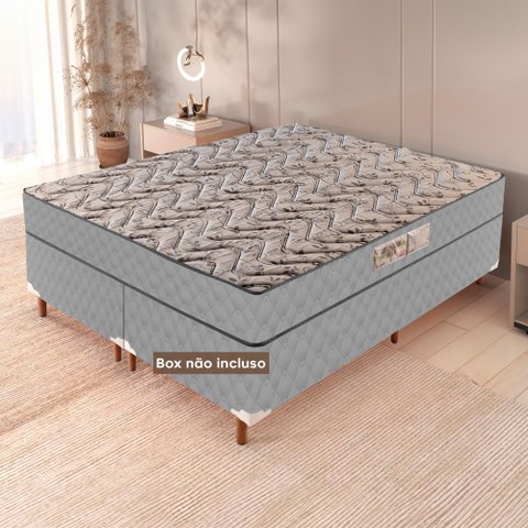 Colchão Queen Duoface Unique D23 20CMX158CMX198CM Paropas By Ecosono Prata