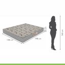 Ver imagem 6 de Colchao Queen Molas Ensacadas Siena 22Cmx158Cm198Cm Paropas by Ecosono