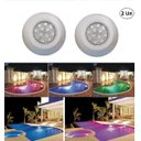 Ver imagem 2 de Kit 2 Spot Refletor Abs 6w Rgb Colorido Smd Blindado a Prova D Agua
