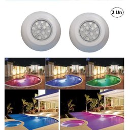 Kit 2 Spot Refletor Abs 6w Rgb Colorido Smd Blindado a Prova D Agua - 2