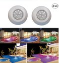 Ver imagem 2 de Kit 2 Spot Refletor Abs 6w Rgb Colorido Smd Blindado a Prova D Agua
