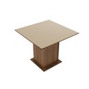 Ver imagem 1 de Mesa Quadrada Tampo de Madeira Rustic Crema Madesa