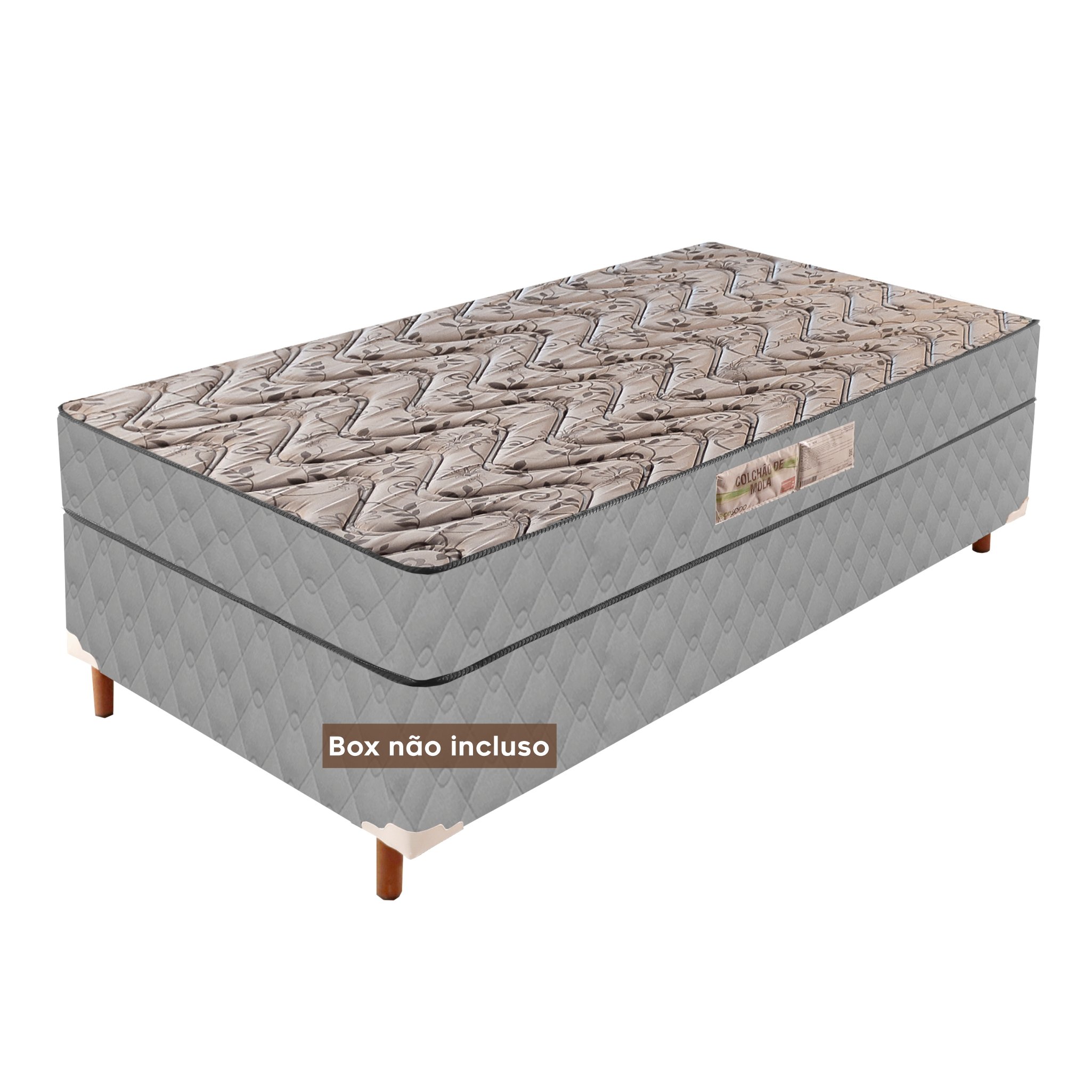 Colchão Solteiro  Duoface Unique D23 16cmx88cmx188cm Paropas By Ecosono - 1