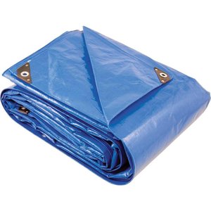 Lona Carreteiro Reforçada Azul 7m X 5m Vonder