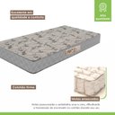 Ver imagem 2 de Colchão Solteiro Molas Ensacadas Siena 22cmx88cmx188cm Paropas by Ecosono