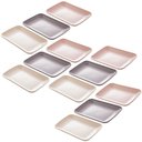 Ver imagem 1 de Kit 12 Travessas para Servir Bandeja Sortida 21,5x14x2,5cm Sobremesa Petiscos Lyor