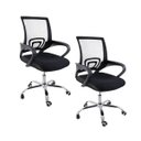 Ver imagem 3 de Kit 2 Cadeiras Begônia Tela Mesh Pretas Ergonômicas para Escritório e Home Office