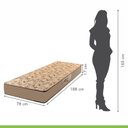 Ver imagem 6 de Colchão Solteiro Duoface Unique Wave D33 17cmx78cmx188cm Paropas by Ecosono