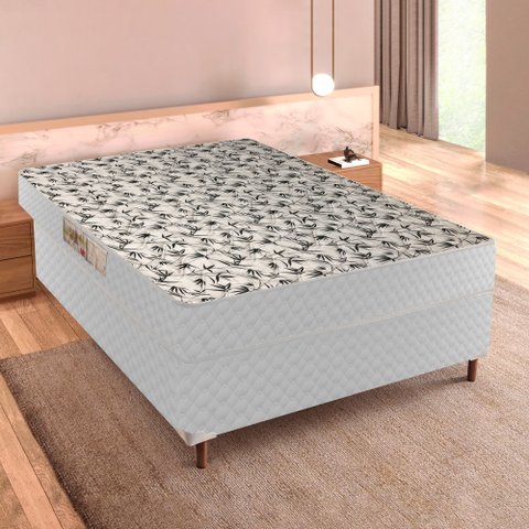Colchão Casal Duoface Unique Wave D45 17CMX138CMX188CM Paropas By Ecosono Branco