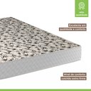 Ver imagem 3 de Colchão Casal Duoface Unique Wave D45 25CMX138CMX188CM Paropas By Ecosono Branco