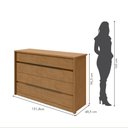 Ver imagem 6 de Cômoda Lopas Urban 8 Gavetas