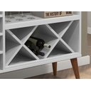 Ver imagem 3 de Adega Estilo Retrô para Bebidas com Pés Palito Style - Branco - Comprar Móveis em Casa