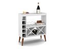 Ver imagem 4 de Adega Estilo Retrô para Bebidas com Pés Palito Style - Branco - Comprar Móveis em Casa