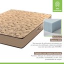 Ver imagem 4 de Colchão Casal Duoface Unique Wave D33 17CMX138CMX188CM Paropas By Ecosono Marrom