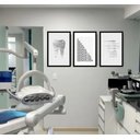 Ver imagem 2 de Kit 3 Quadros Decorativos Odontologia Dentista Consultório