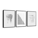 Ver imagem 1 de Kit 3 Quadros Decorativos Odontologia Dentista Consultório