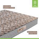 Ver imagem 6 de Colchão Viúva Duoface Unique D23 14CMX128CMX188CM Paropas By Ecosono Prata
