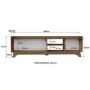 Ver imagem 3 de Rack para Tv até 75'' com 3 Portas 200cm John - Natural/branco
