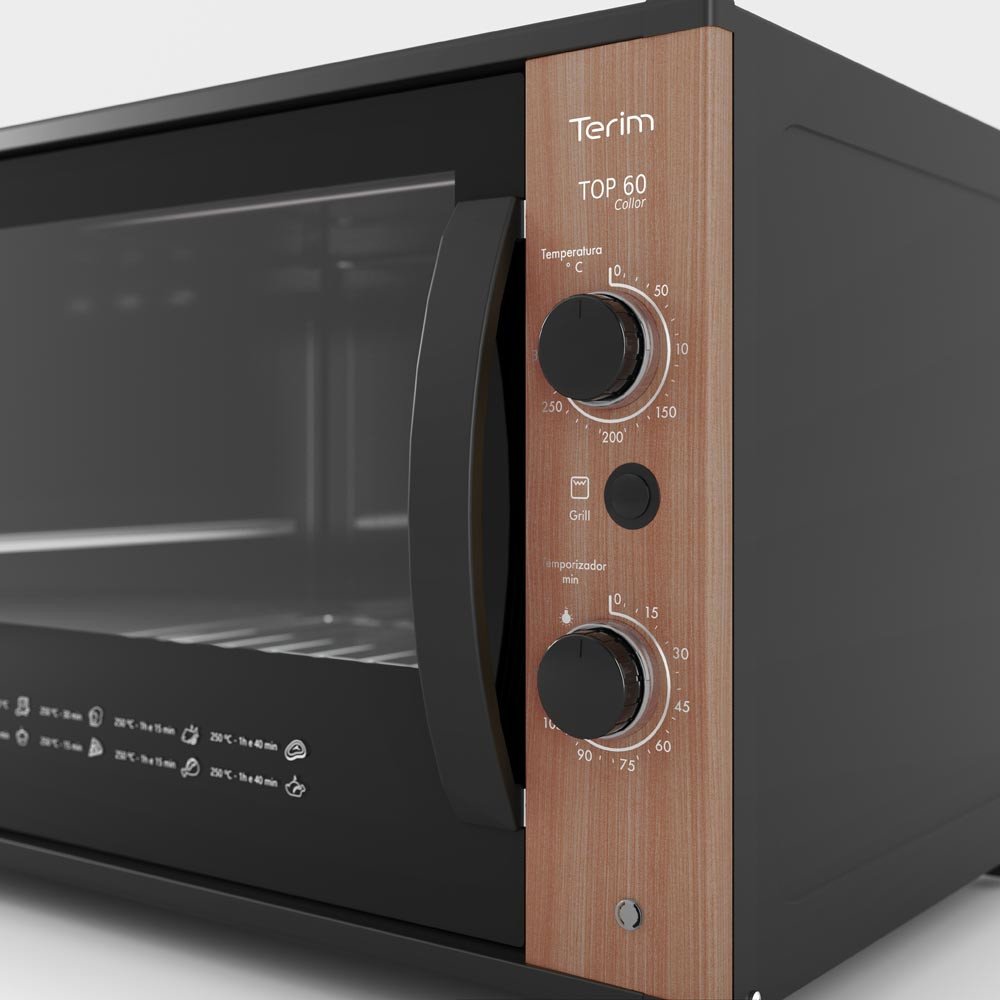 Forno Terim Elétrico Bancada Top 60 Collor Jatobá 60 Litros - 4