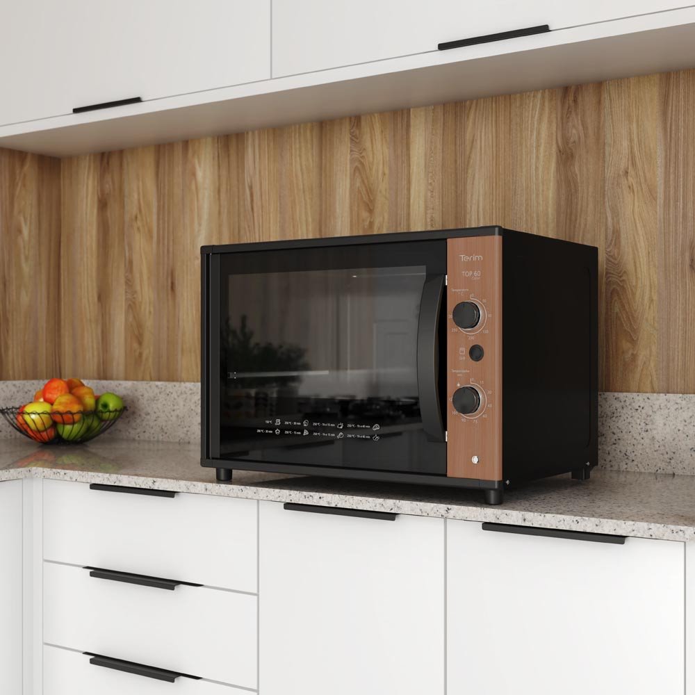 Forno Terim Elétrico Bancada Top 60 Collor Jatobá 60 Litros - 6