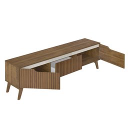 Rack para TV até 75 Polegadas 180cm Impressão 3D Ripada Liverpool Yescasa - 5