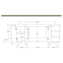 Ver imagem 2 de Gabinete de Cozinha 154cm Branco - Rorato