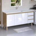 Ver imagem 3 de Gabinete de Cozinha 154cm Branco - Rorato