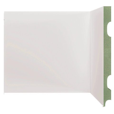 Kit Rodapé de MDF 10 Barras Lisas de 20cmX2,40m Rende 24m 