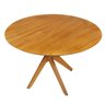 Mesa de Jantar Redonda Madeira Maciça  4 Lugares 120cm Lisboa - 7