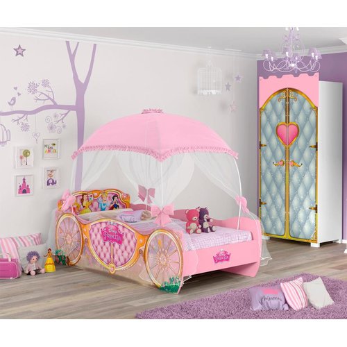 Jogo de Quarto Infantil Car Star Disney Guarda Roupa Pura Magia