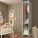 Ver imagem 2 de Closet com 1 Cabideiro e 2 Prateleiras Yes Nova Mobile Branco
