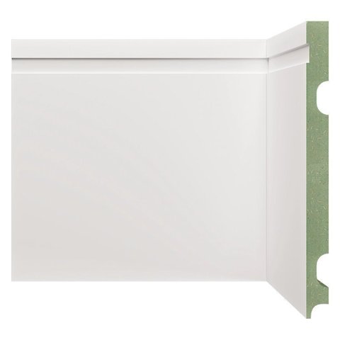 Kit Rodapé de MDF 15 Barras Frisadas 20cmX2,40m Rende 36m 