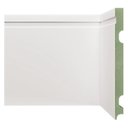 Ver imagem 1 de Kit Rodapé de MDF 20 Barras Frisadas 20CMX2,40m Rende 48m Branco/Frisado Moldufama