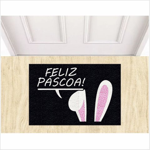 Tapete Capacho Páscoa para Porta.
