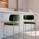 Ver imagem 2 de Banqueta Estofada Alta Brisa com Encosto e Apoio Pés Flora