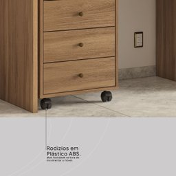 Gaveteiro Cômoda Mesa de Cabeceira 4g Presence - Nanda Decor:amendola Touch - 5