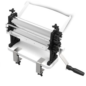 Cilindro Manual de Massas Cromado 400x57mm com Raspador Saro