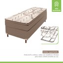 Ver imagem 6 de Box Conjugado Solteiro Sublime Berlim 48Cmx88Cmx188Cm Paropas by Ecosono