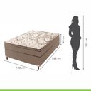 Ver imagem 3 de Box Conjugado Casal Sublime Berlim Molas Superlastic 48Cmx138Cmx188Cm Paropas by Ecosono