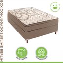 Ver mais imagens de Box Conjugado Casal Sublime Berlim Molas Superlastic 48Cmx138Cmx188Cm Paropas by Ecosono